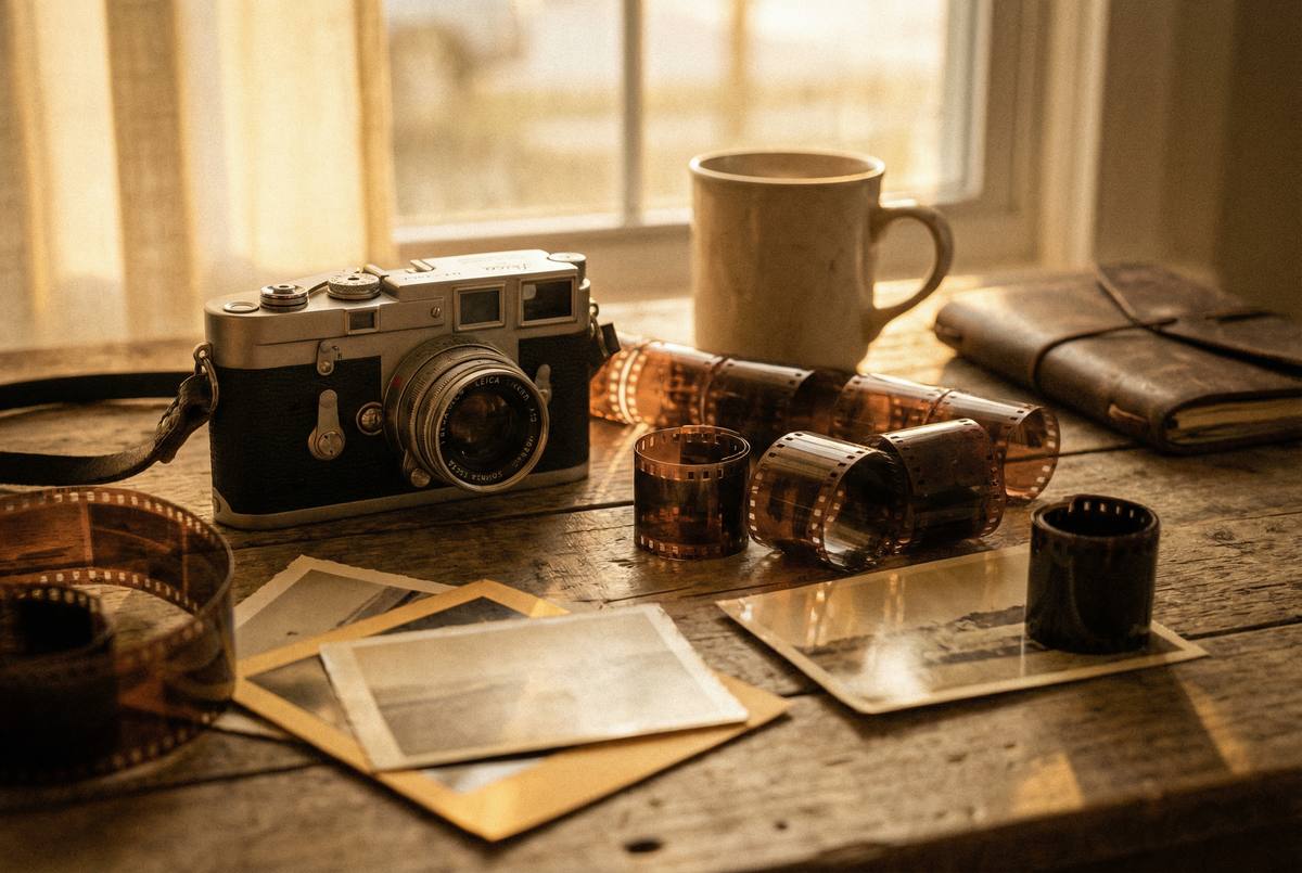 蘑菇视频精选-老式相机胶片摄影视频教程